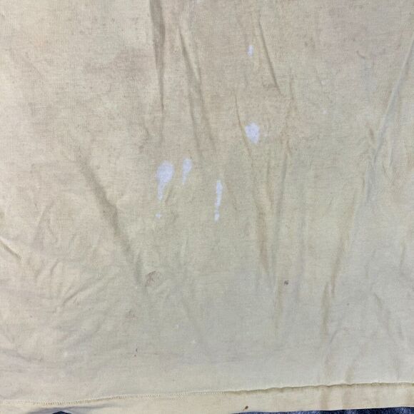 Vtg Hobie 1989 Single Stitch T-Shirt Cycling Surf Men's XL Made In USA Yellow - Picture 9 of 16